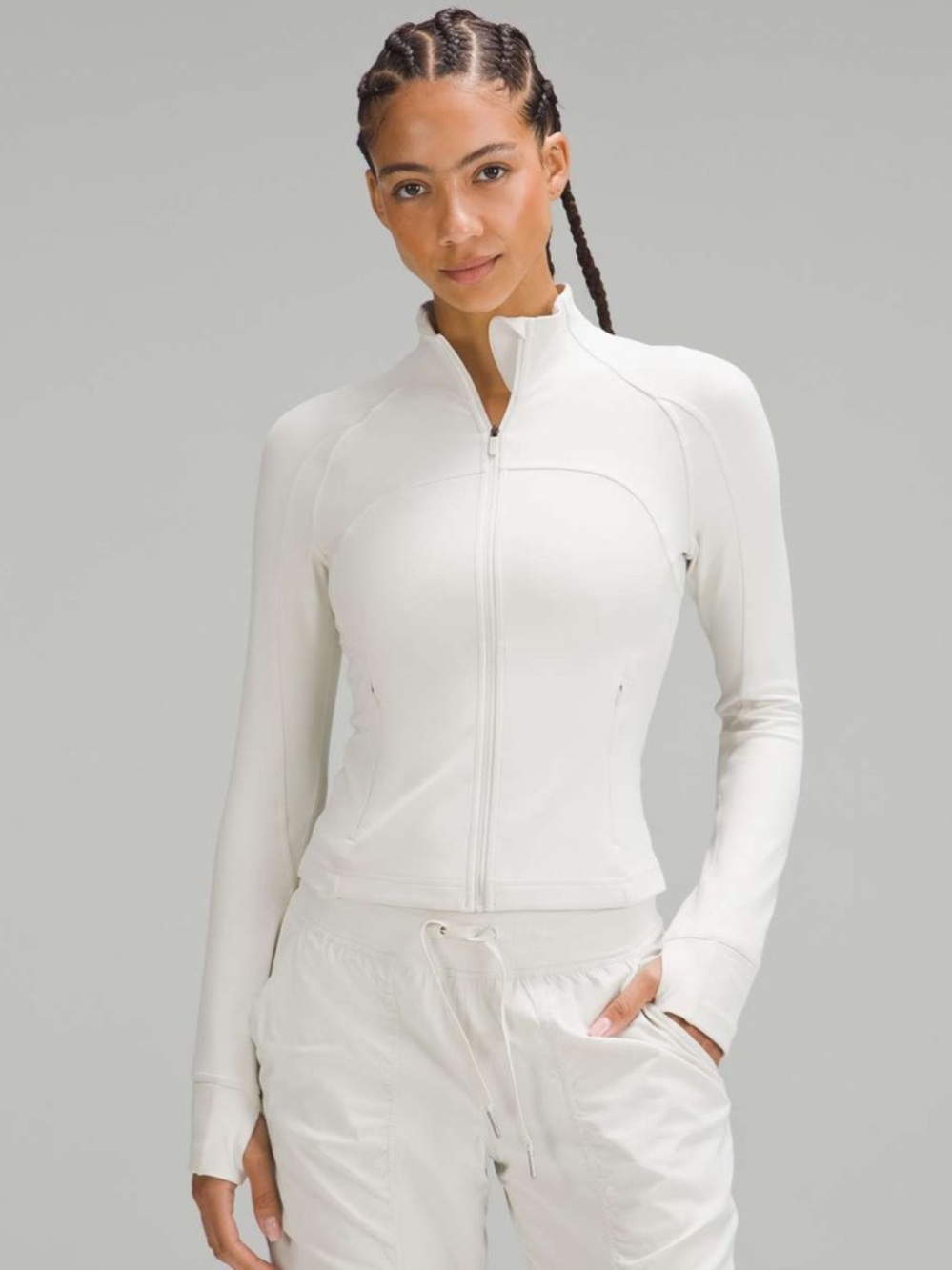 Lululemon Cropped Define Jacket *Nulu Cream Size 6